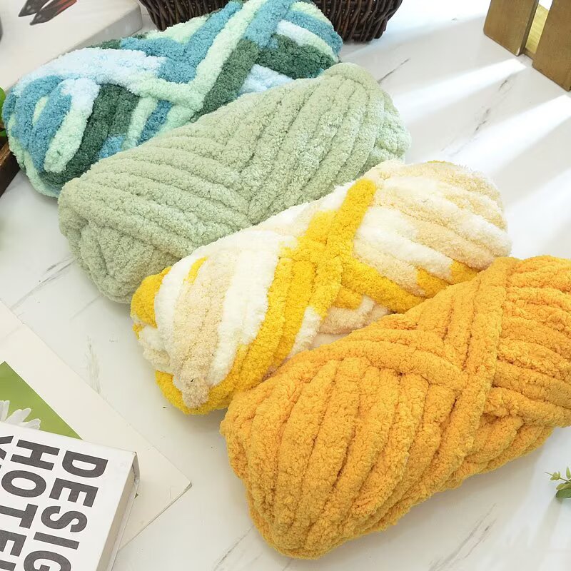 Cat Tail Yarn, Extra Thick Ice - đánh giá và giá Woven Scarf Blanket