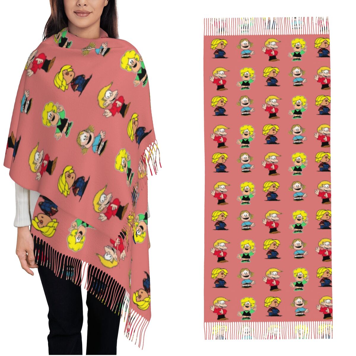 Womens Tassel Scarf Mafaldas C - đánh giá và giá Pashmina Wrap Large