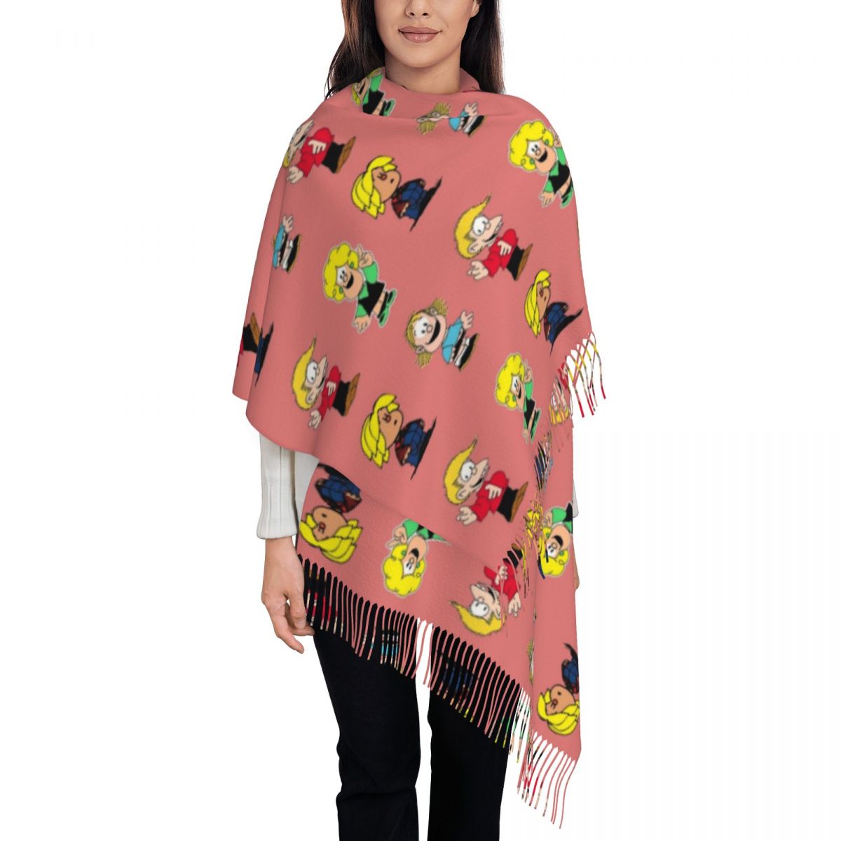 Womens Tassel Scarf Mafaldas C - đánh giá và giá Pashmina Wrap Large