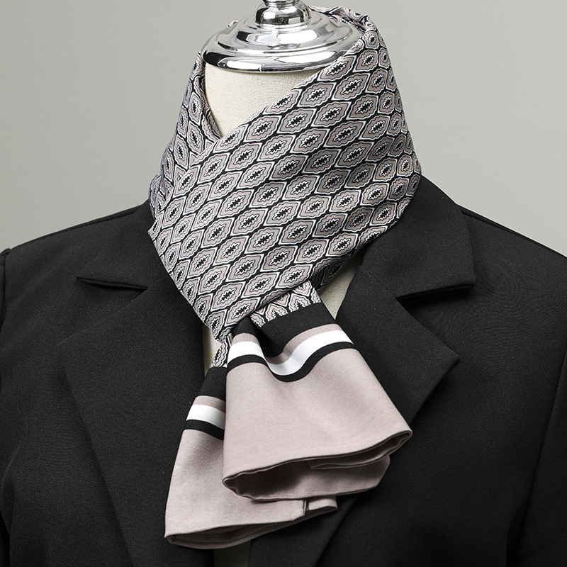 Men's Scarf Imitation Silk Nec - đánh giá và giá Silk Neck Scarf