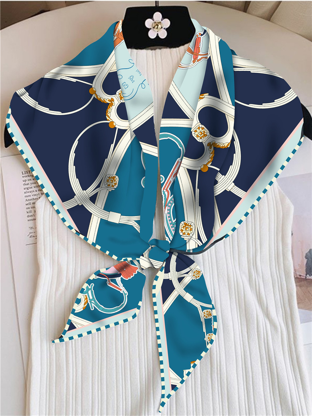 Triangle Shawls Silk Scarf Wom - đánh giá và giá Pashmina Wrap Large
