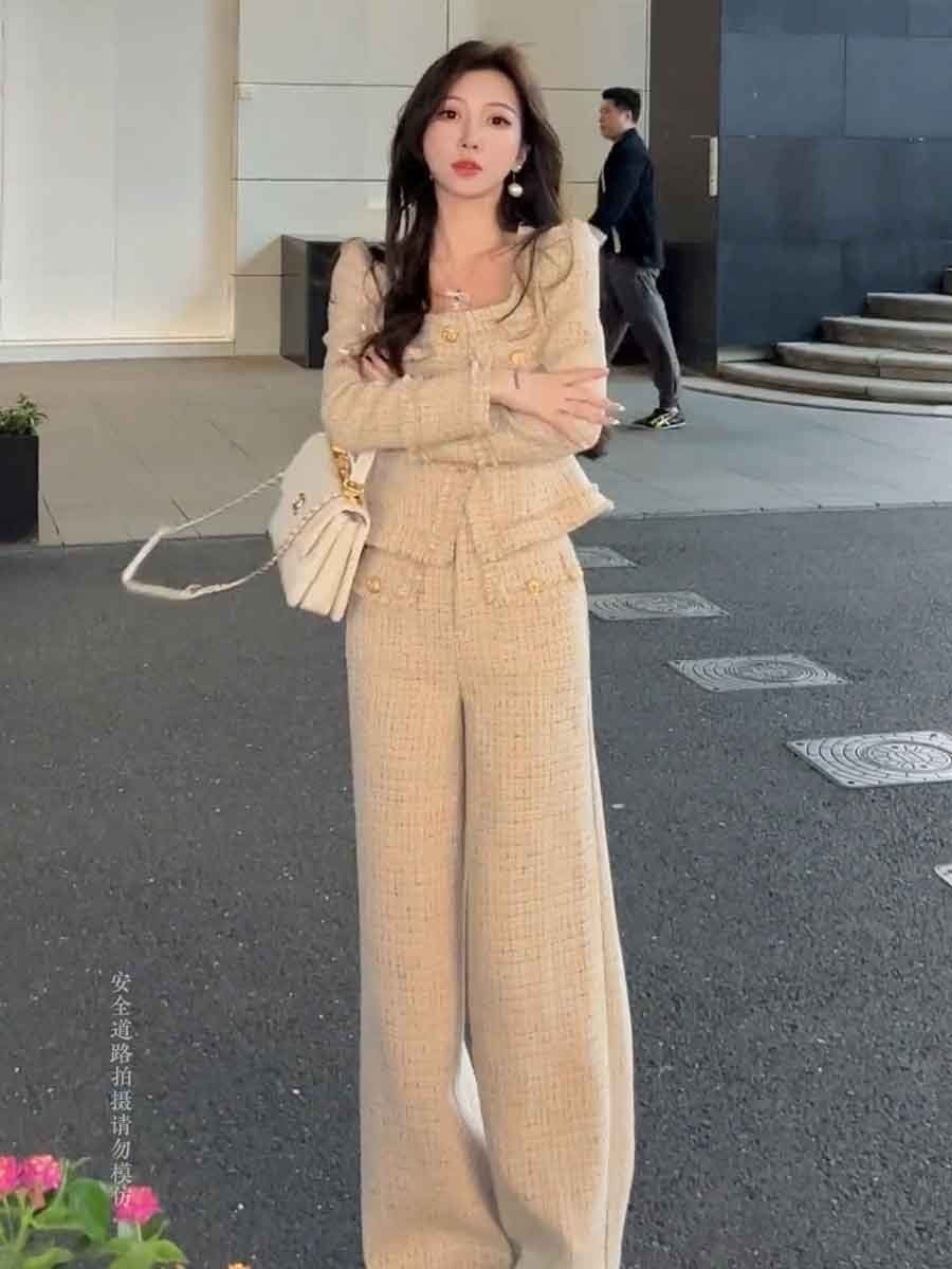 2024 Winter Women's Fashion an - đánh giá và giá Pocket Square Set