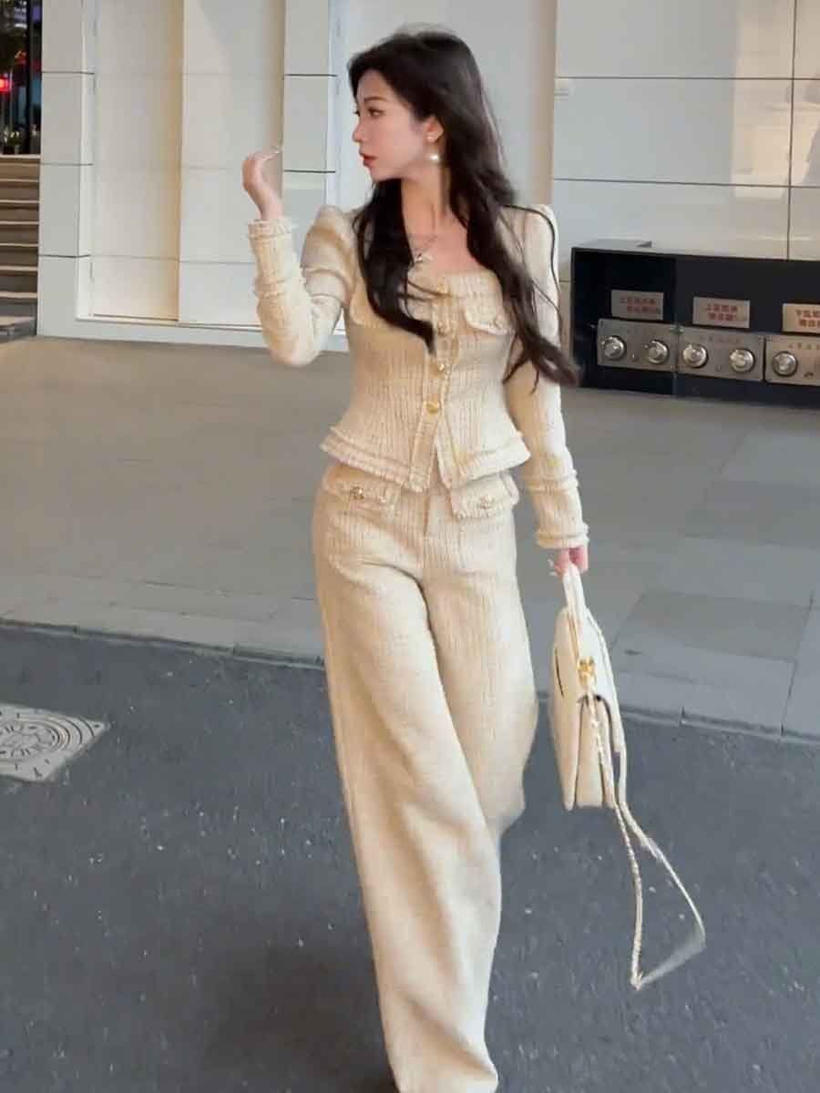 2024 Winter Women's Fashion an - đánh giá và giá Pocket Square Set