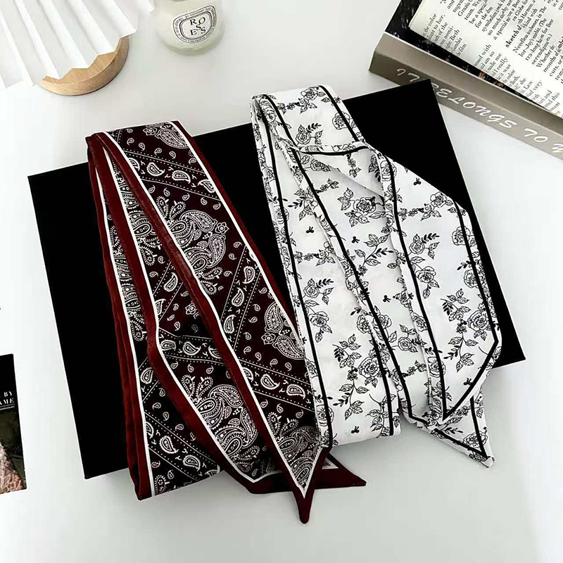 Luxury Fashion Woman Skinny Si - đánh giá và giá Silk Neck Scarf